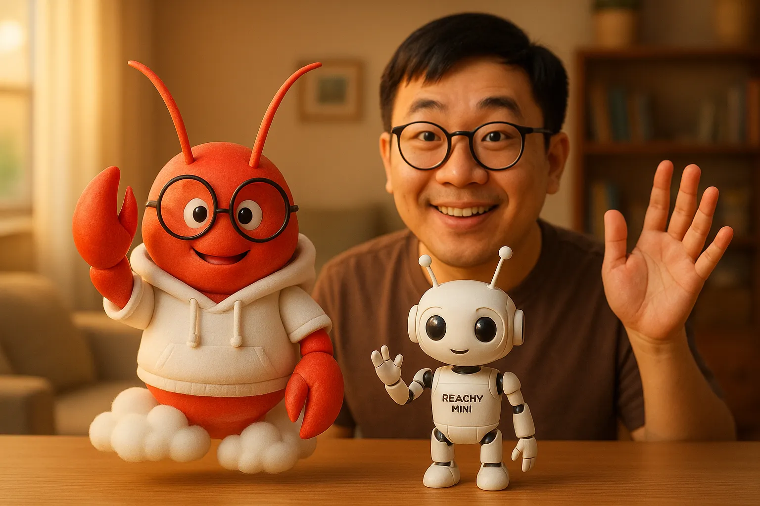 When a Lobster Gets a Body: ClawBody × Reachy Mini Day One