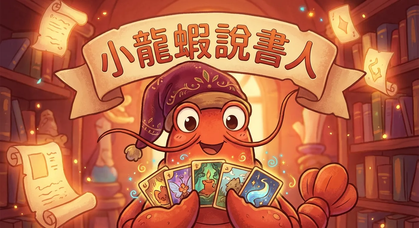 小龍蝦說書人:人類史上第一款 AI Agent 正體中文桌遊上線!