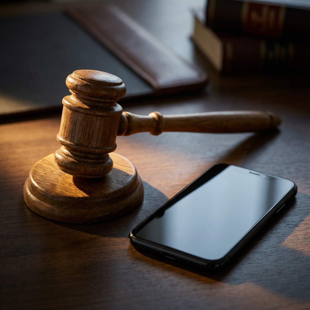 法律與科技限制的示意圖